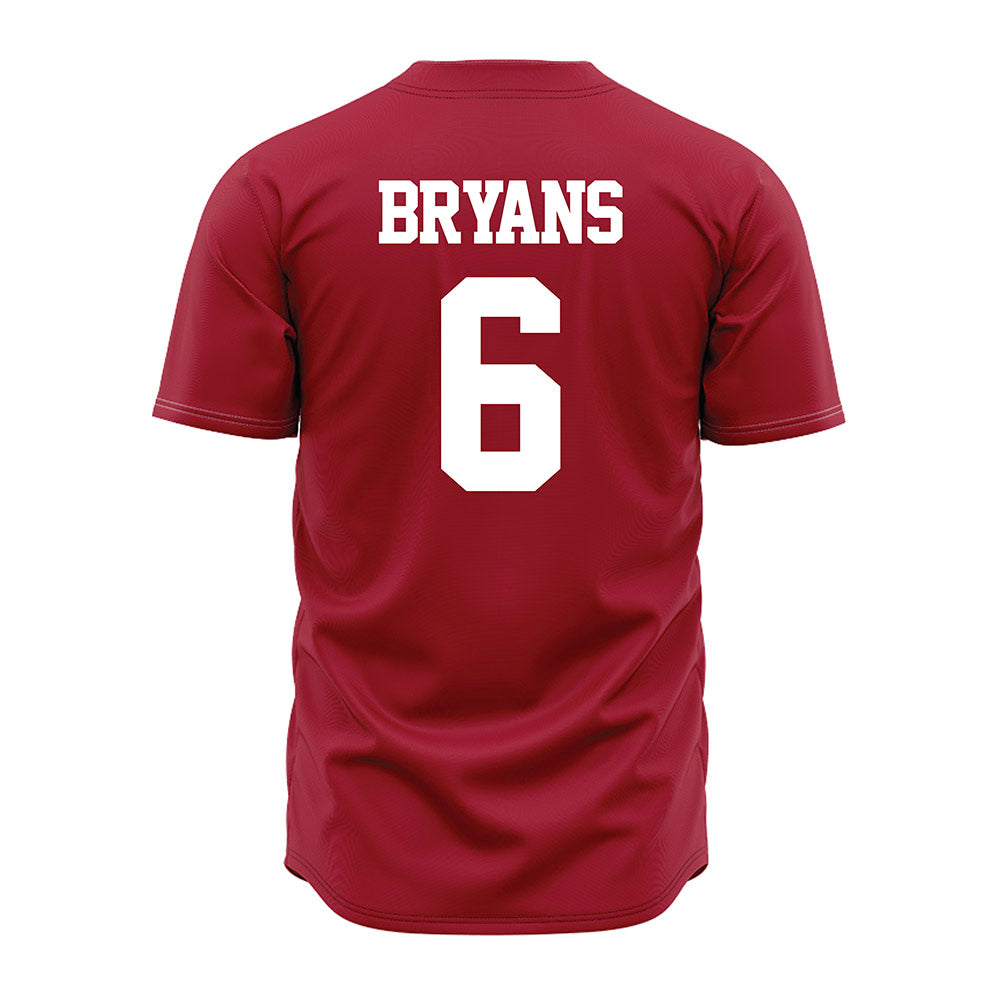 Alabama - NCAA Baseball : Beau Bryans - Crimson Jersey-1