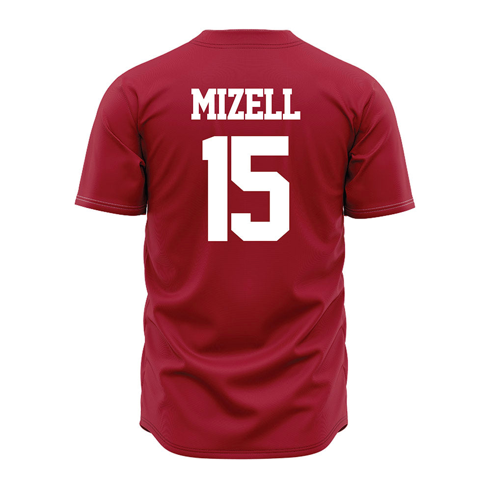 Alabama - NCAA Baseball : Coleman Mizell - Crimson Jersey-1