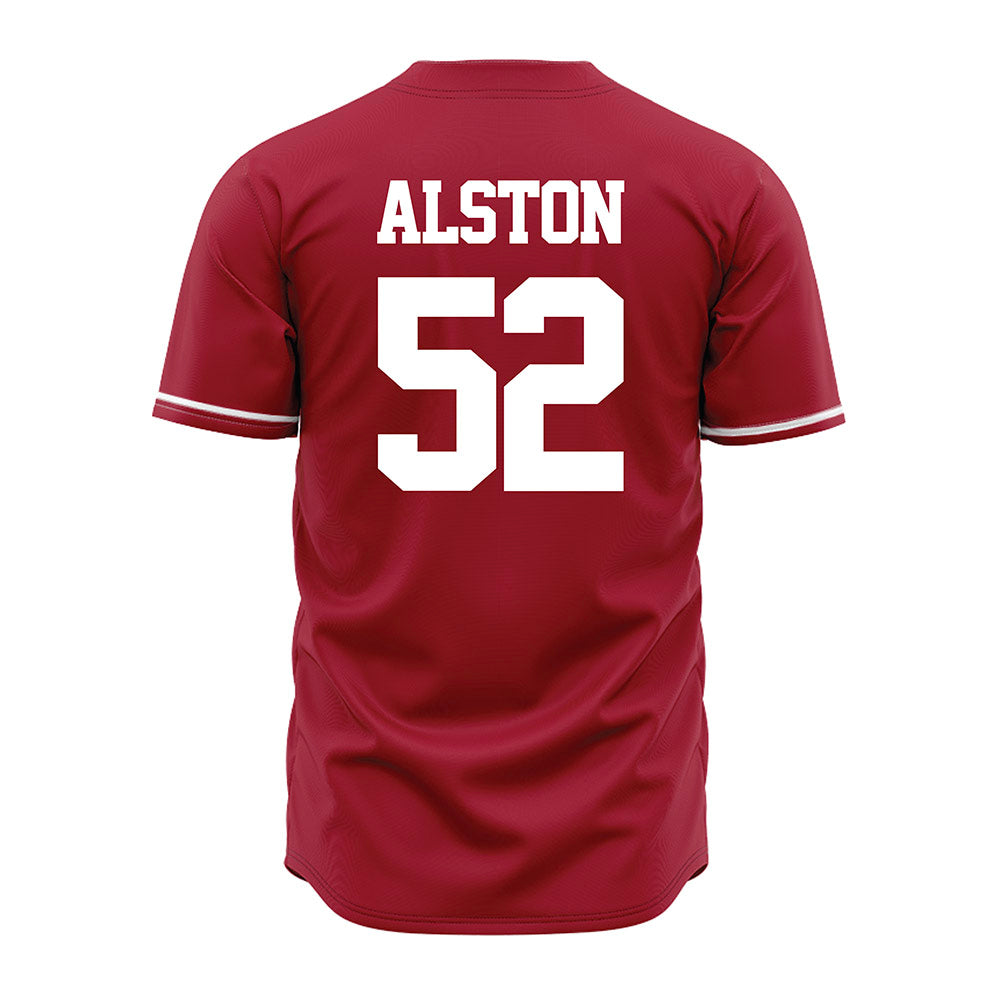 Alabama - NCAA Baseball : Ashton Alston - Cardinal Jersey-3