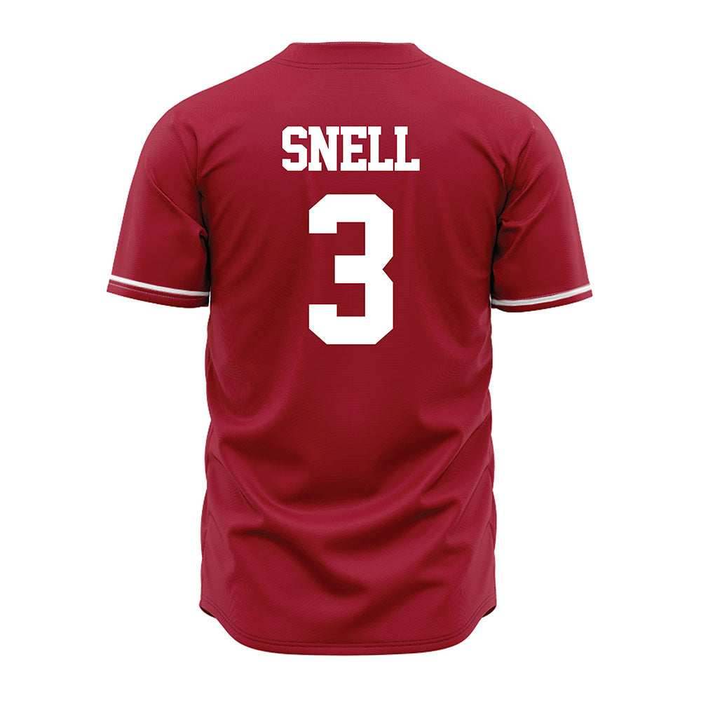 Alabama - NCAA Baseball : Kade Snell - Cardinal Jersey-3