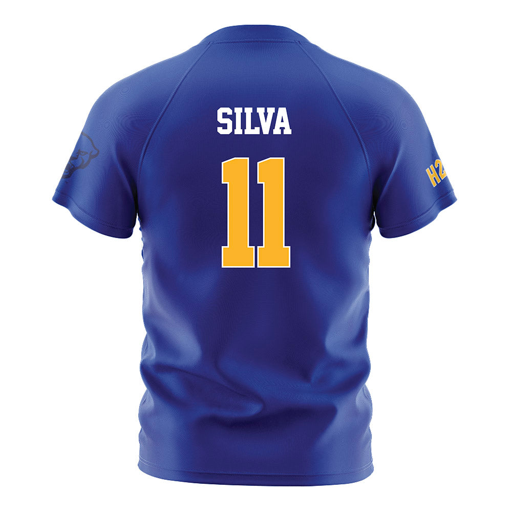 Pittsburgh - NCAA Men's Soccer : Marco Silva - Blue Soccer Jersey-1