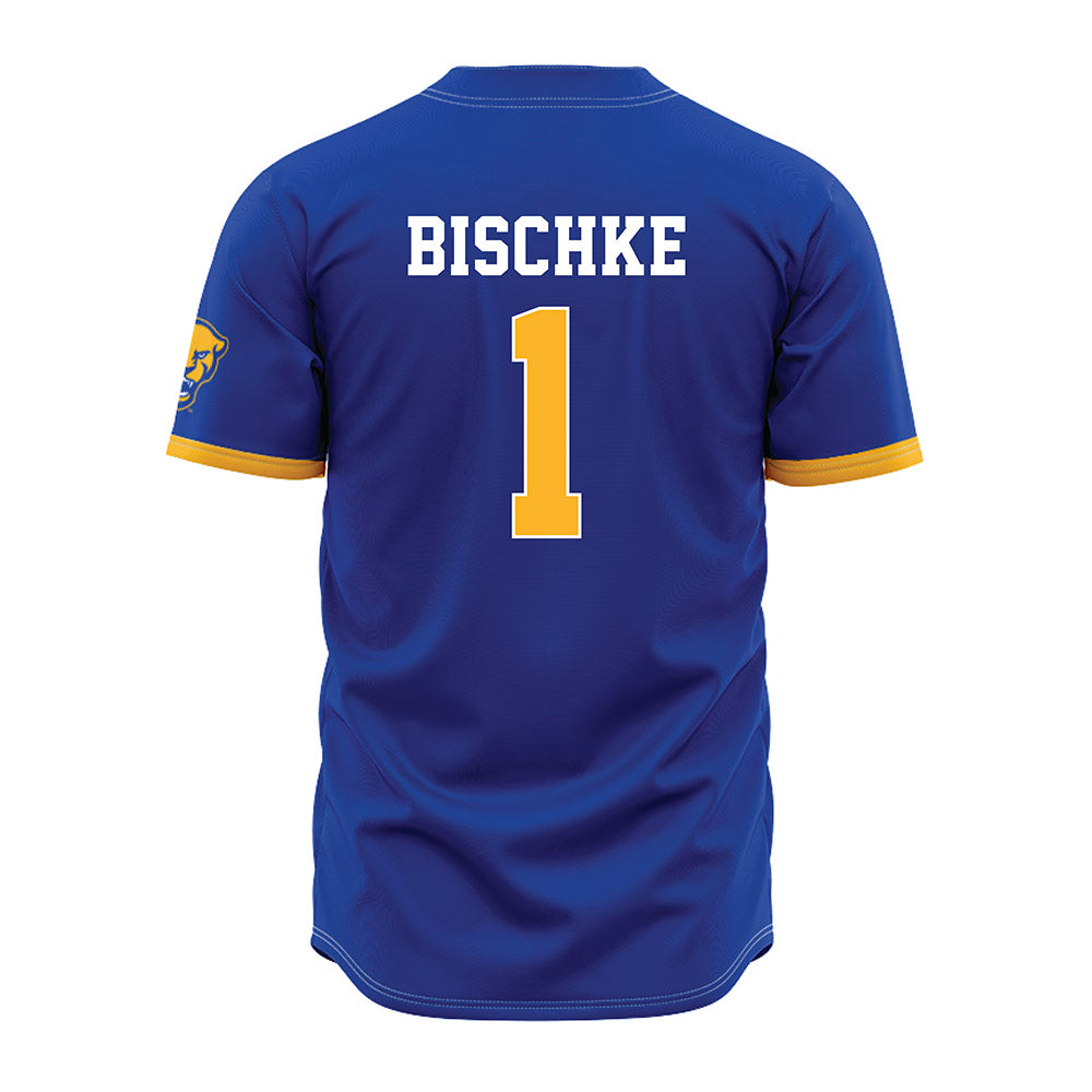 Pittsburgh - NCAA Baseball : Tyler Bischke - Blue Jersey