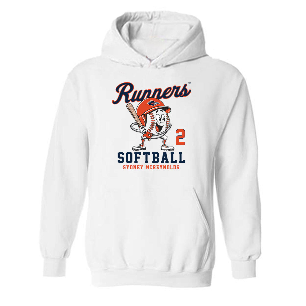 UTSA - NCAA Softball : Sydney McReynolds - Fashion Shersey Hooded Sweatshirt-0