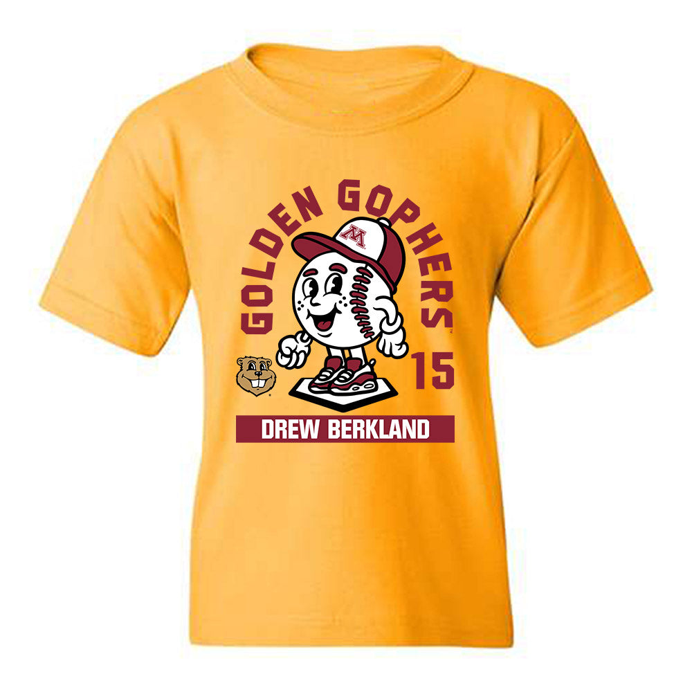 Minnesota - NCAA Baseball : Drew Berkland - Fashion Shersey Youth T-Shirt-0