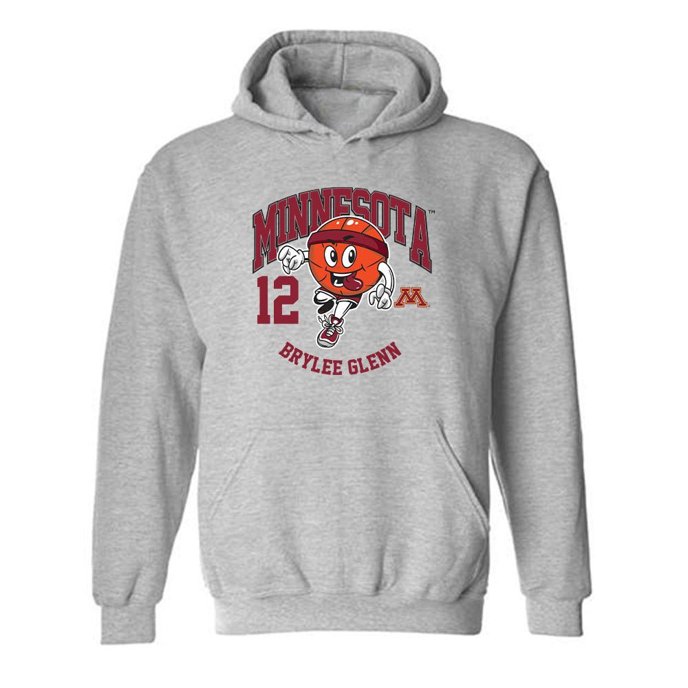 Minnesota - NCAA Women's Basketball : Brylee Glenn - Fashion Shersey Hooded Sweatshirt-0