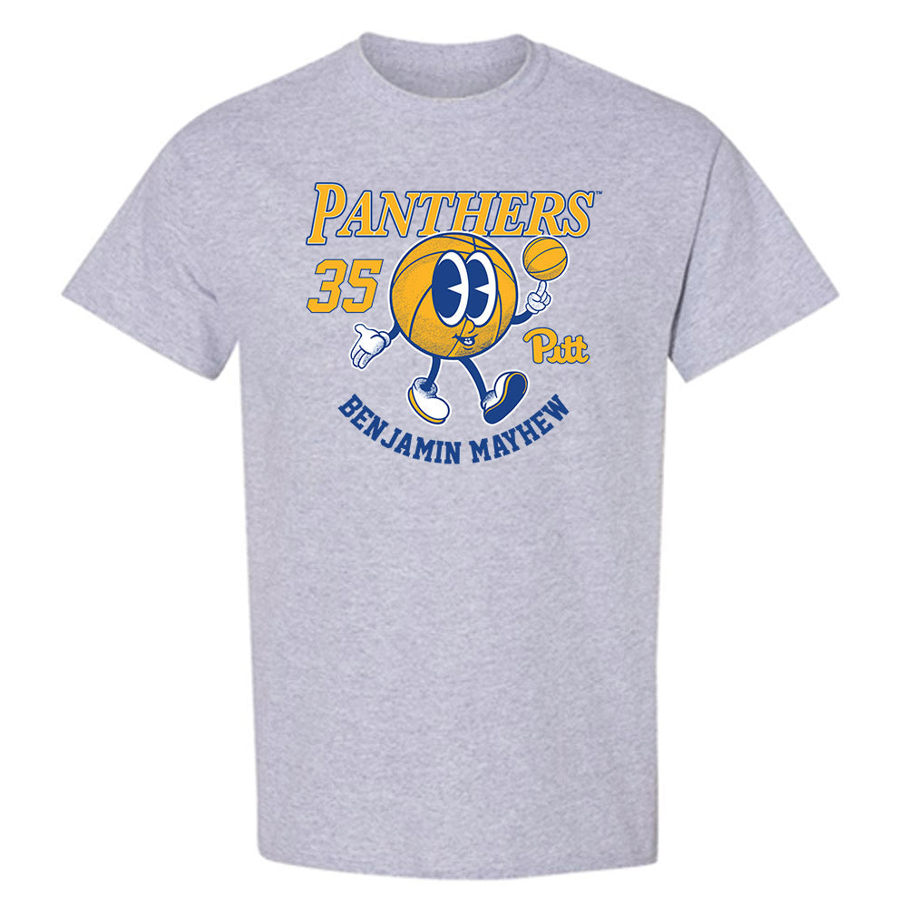 Pittsburgh - NCAA Men's Basketball : Benjamin Mayhew - Fashion Shersey T-Shirt-0