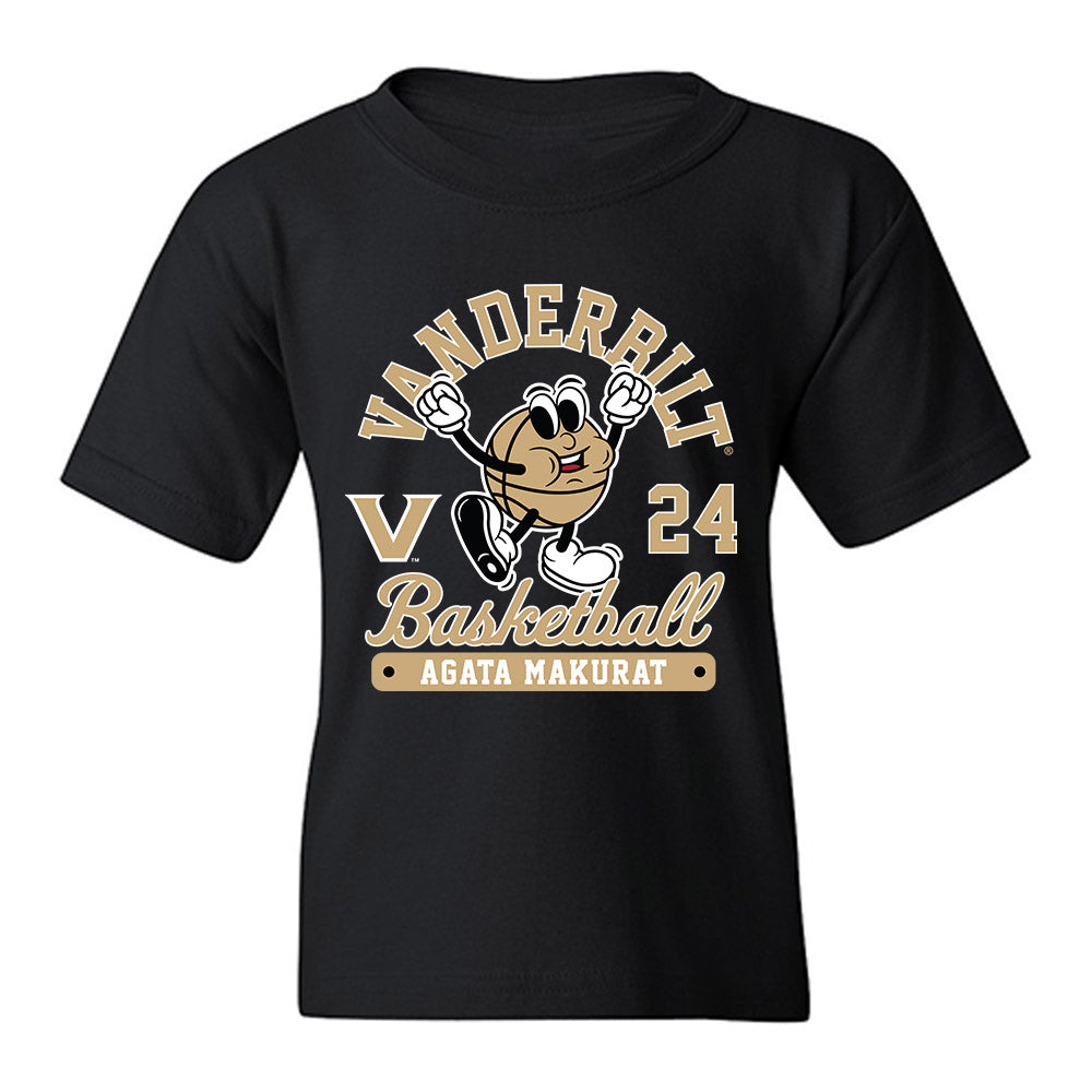 Vanderbilt - NCAA Women's Basketball : Agata Makurat - Fashion Shersey Youth T-Shirt-0