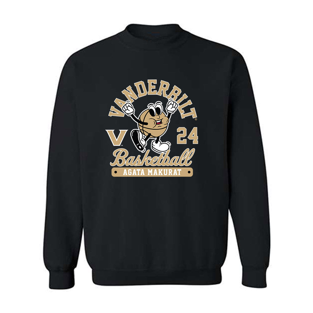 Vanderbilt - NCAA Women's Basketball : Agata Makurat - Fashion Shersey Crewneck Sweatshirt-0