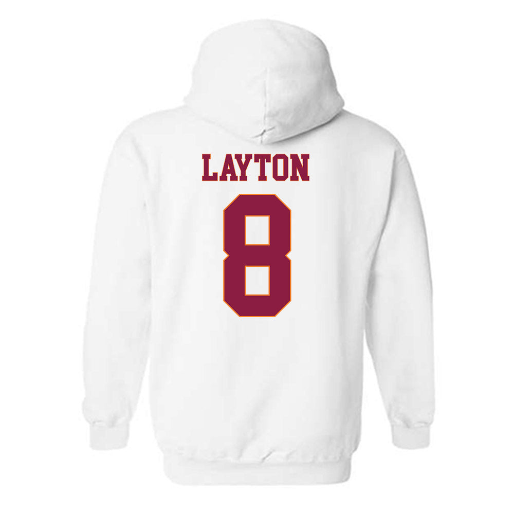 Virginia Tech - NCAA Softball : Avery Layton - Fashion Shersey Hooded Sweatshirt-1