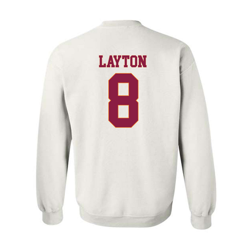 Virginia Tech - NCAA Softball : Avery Layton - Fashion Shersey Crewneck Sweatshirt-1