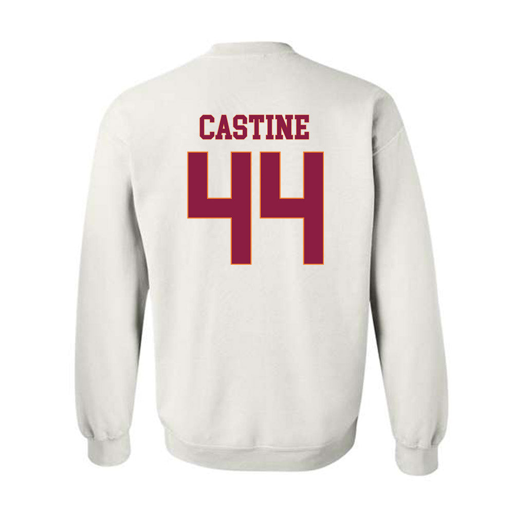 - NCAA Softball : Rachel Castine - Fashion Shersey Crewneck Sweatshirt-1