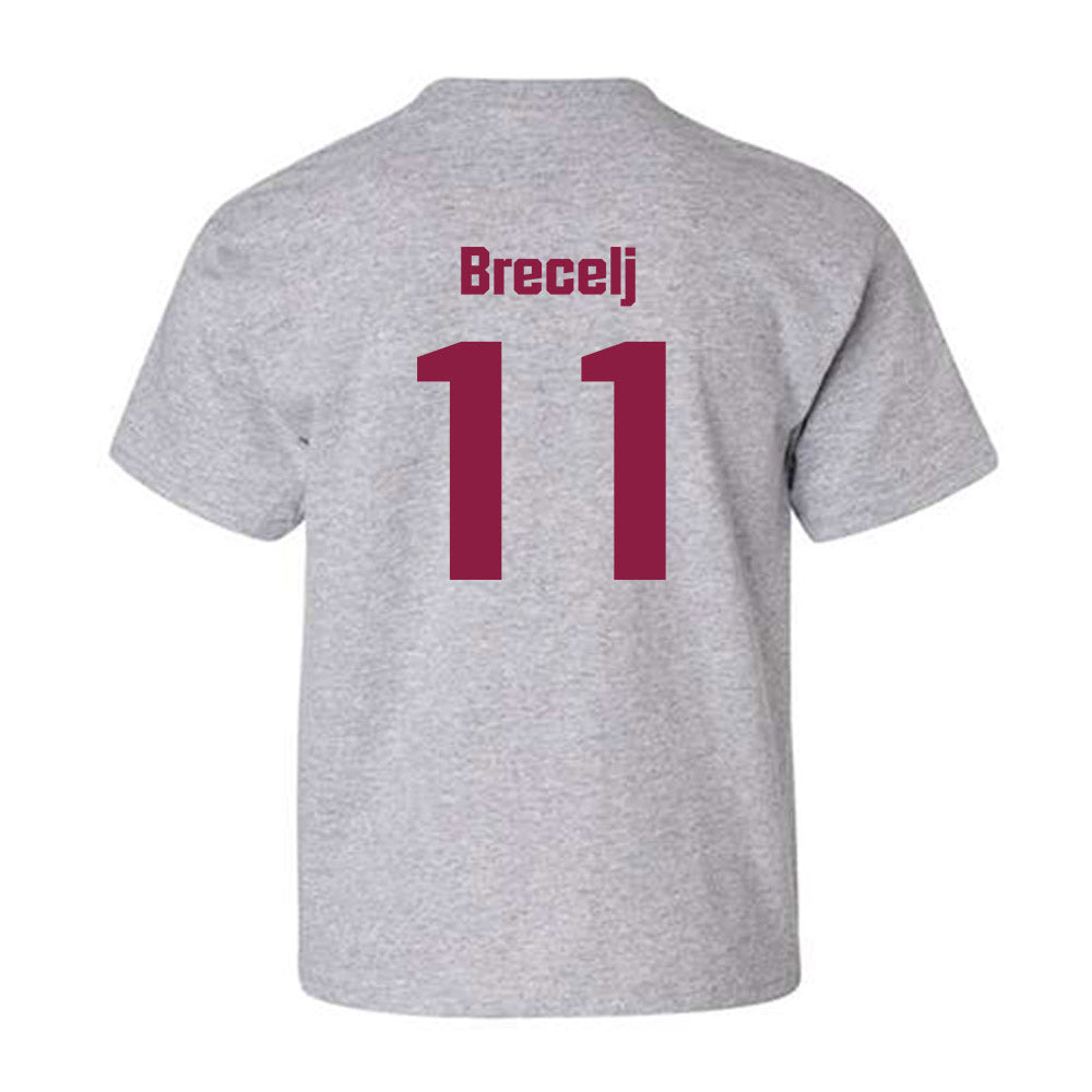 Virginia Tech - NCAA Women's Basketball : Spela Brecelj - Fashion Shersey Youth T-Shirt-1