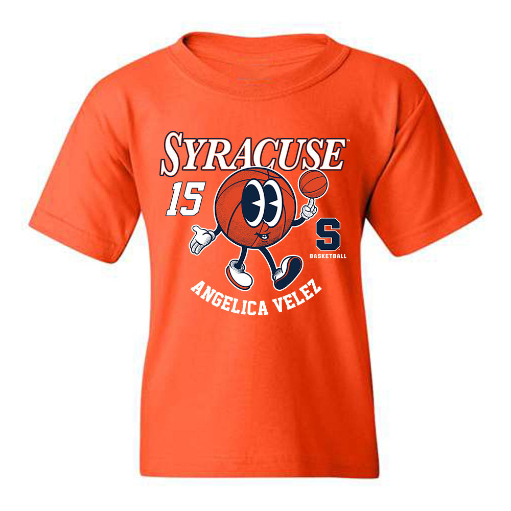 Syracuse - NCAA Women's Basketball : Angelica Velez - Fashion Shersey Youth T-Shirt