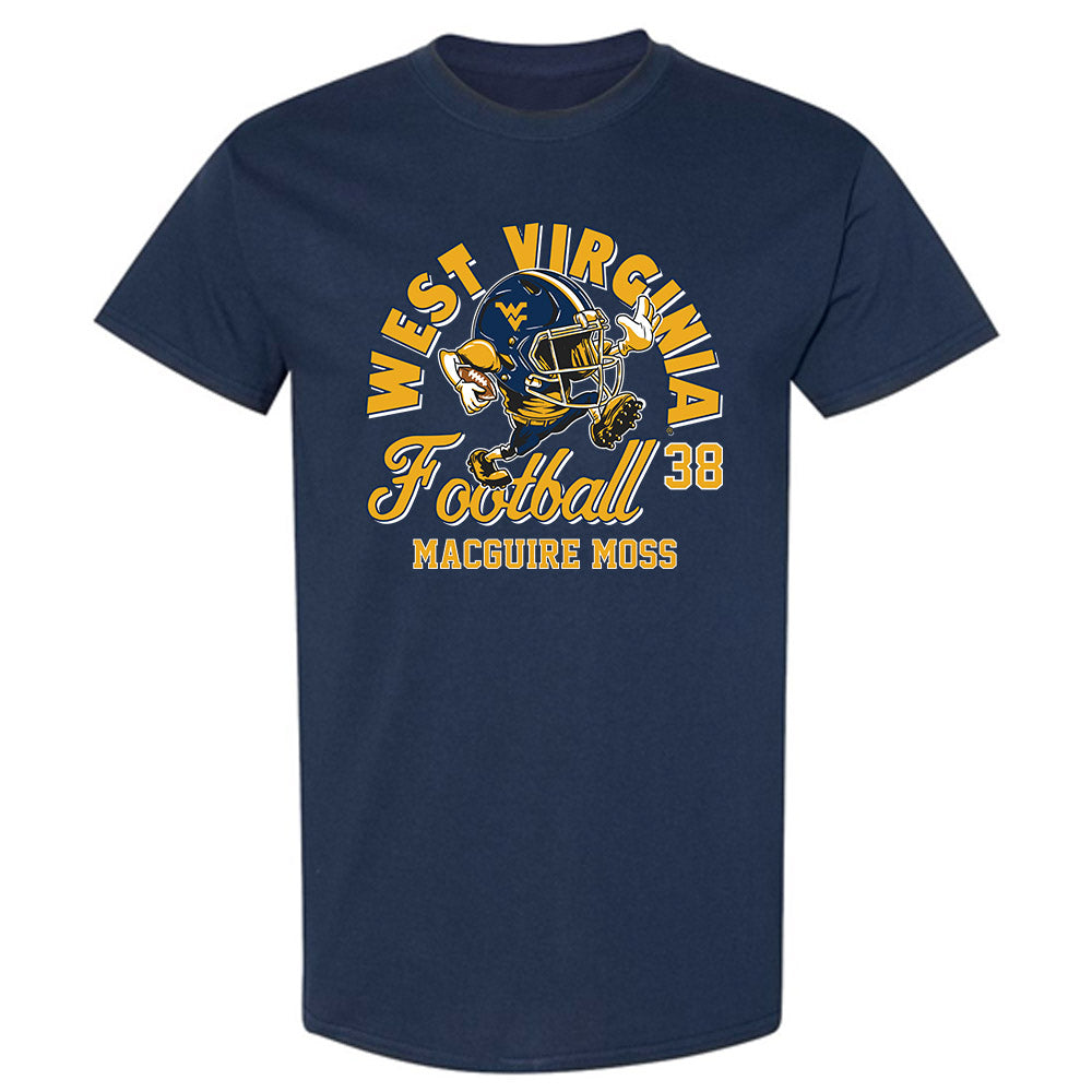 West Virginia - NCAA Football : Macguire Moss - Fashion Shersey T-Shirt-0