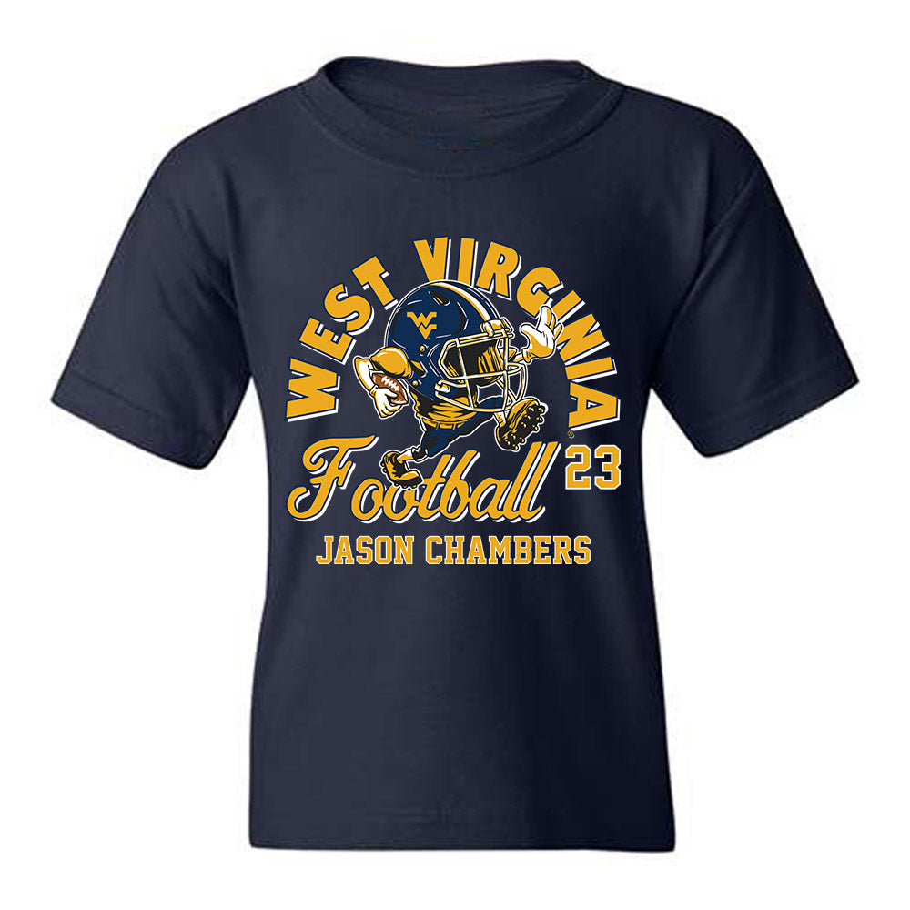 West Virginia - NCAA Football : Jason Chambers - Fashion Shersey Youth T-Shirt-0