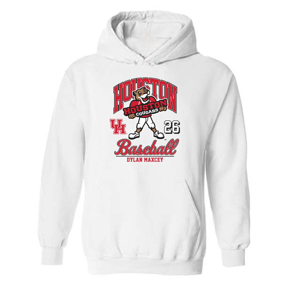Houston - NCAA Baseball : Dylan Maxcey - Fashion Shersey Hooded Sweatshirt-0