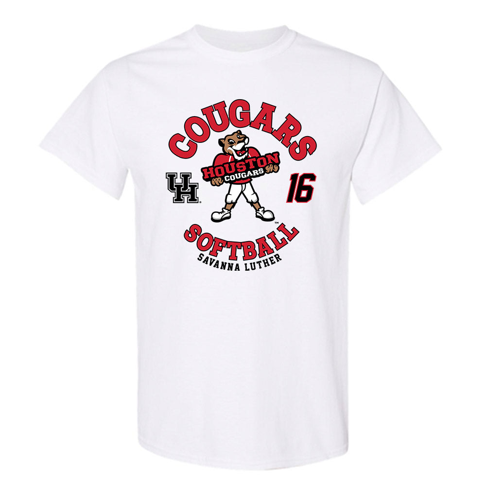 Houston - NCAA Softball : Savanna Luther - Fashion Shersey T-Shirt-0