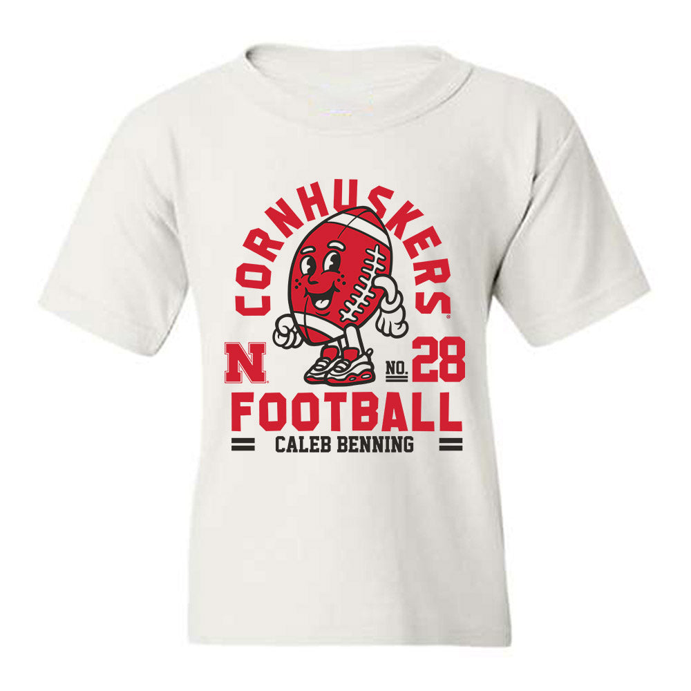 Nebraska - NCAA Football : Caleb Benning - Fashion Shersey Youth T-Shirt-0