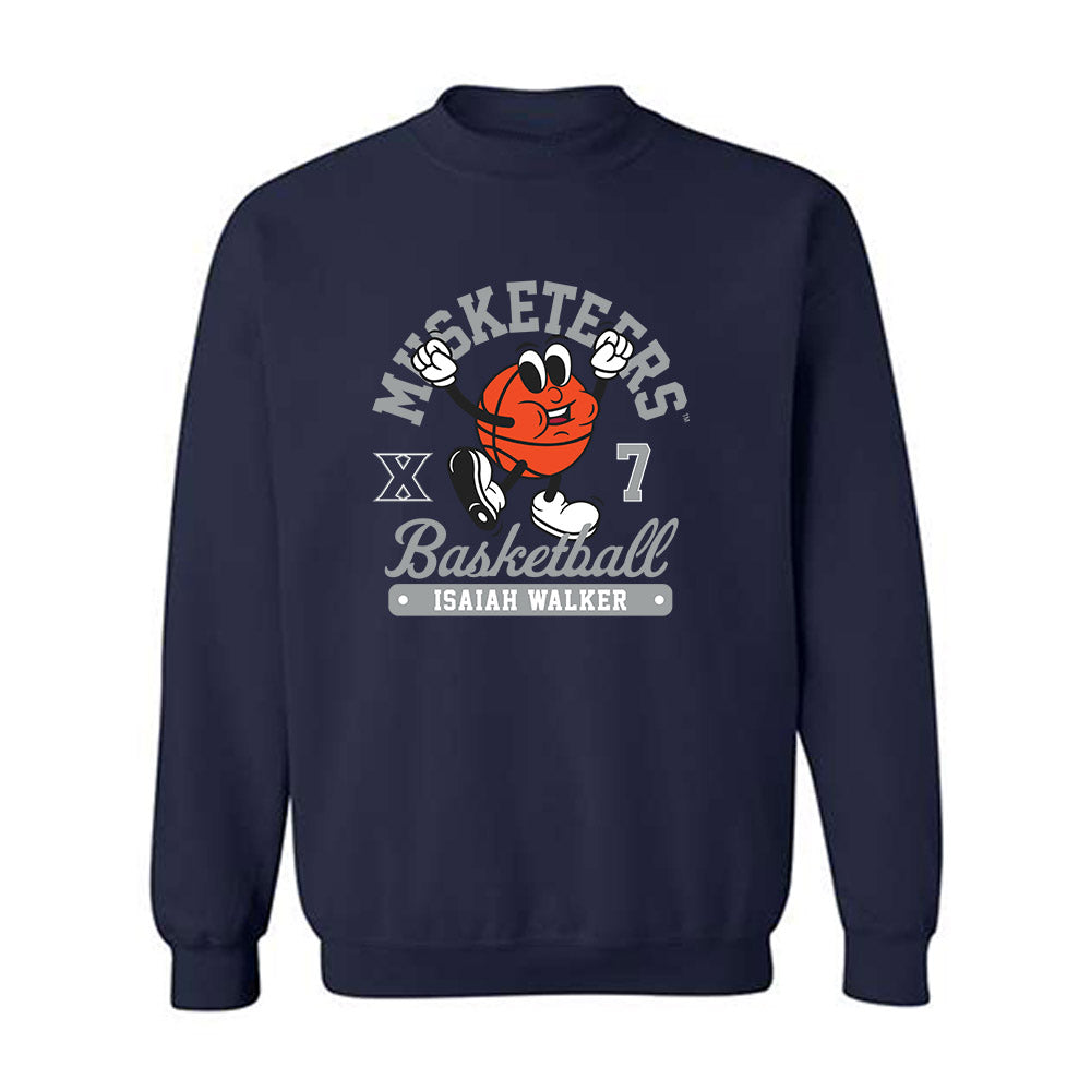 Xavier - NCAA Men's Basketball : Isaiah Walker - Fashion Shersey Crewneck Sweatshirt-0
