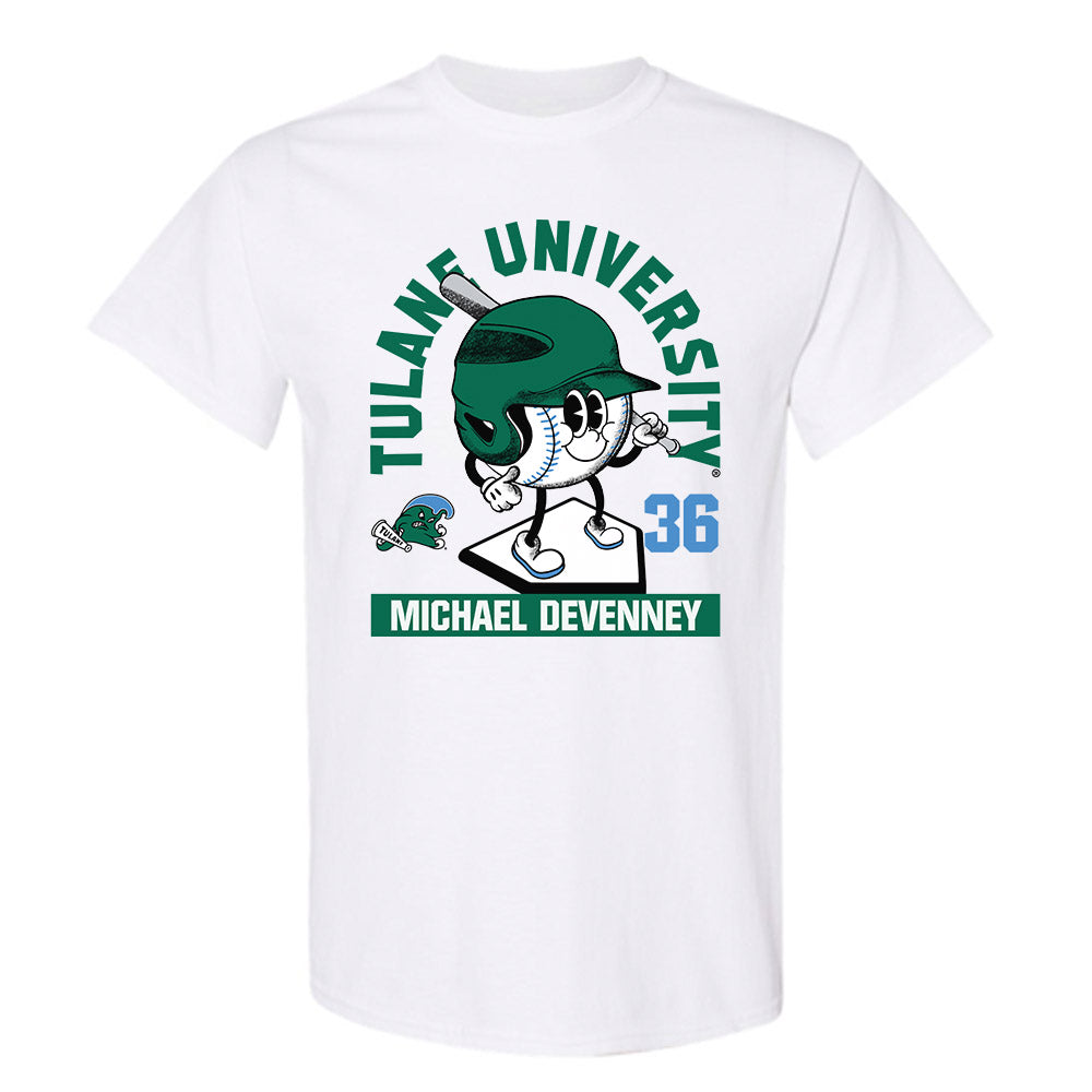 Tulane - NCAA Baseball : Michael Devenney - Fashion Shersey T-Shirt-0