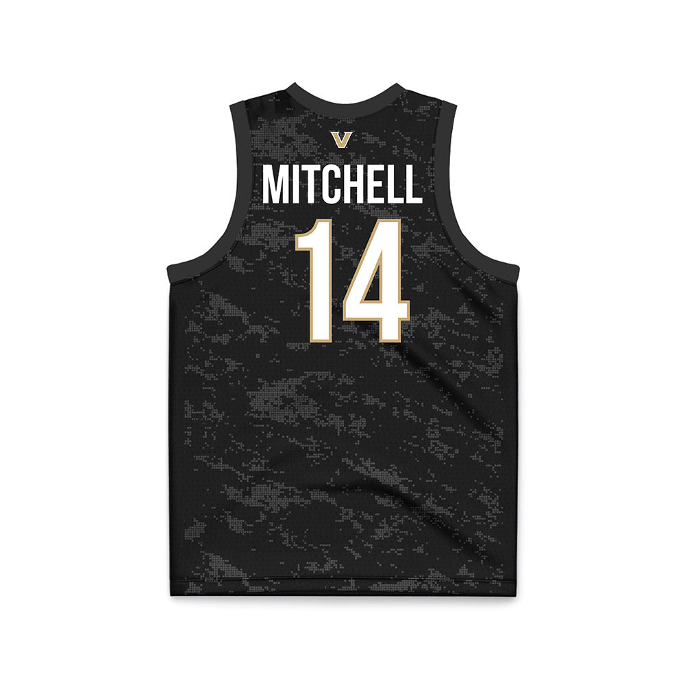 Vanderbilt - NCAA Women's Basketball : Aiyana Mitchell - Black Basketball Jersey