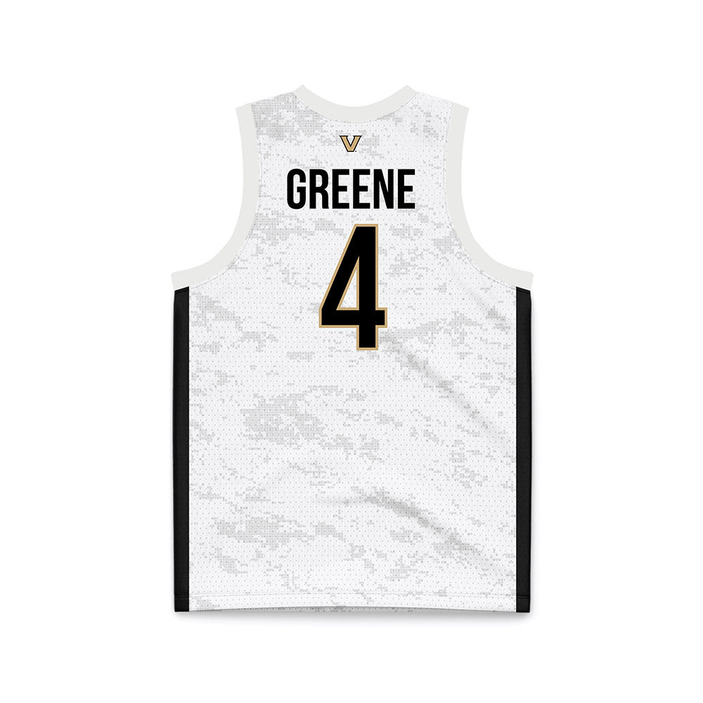 Vanderbilt - NCAA Women's Basketball : Madison Greene - White Basketball Jersey