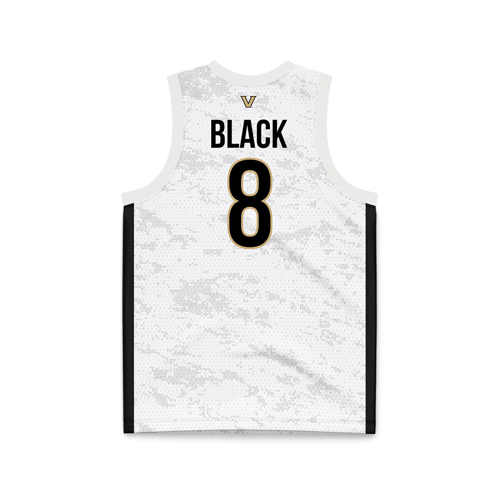 Vanderbilt - NCAA Women's Basketball : Ava Black - White Basketball Jersey-1