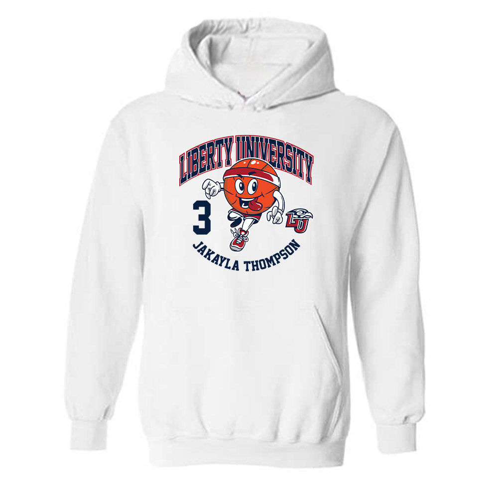 Liberty - NCAA Women's Basketball : JaKayla Thompson - Fashion Shersey Hooded Sweatshirt-0