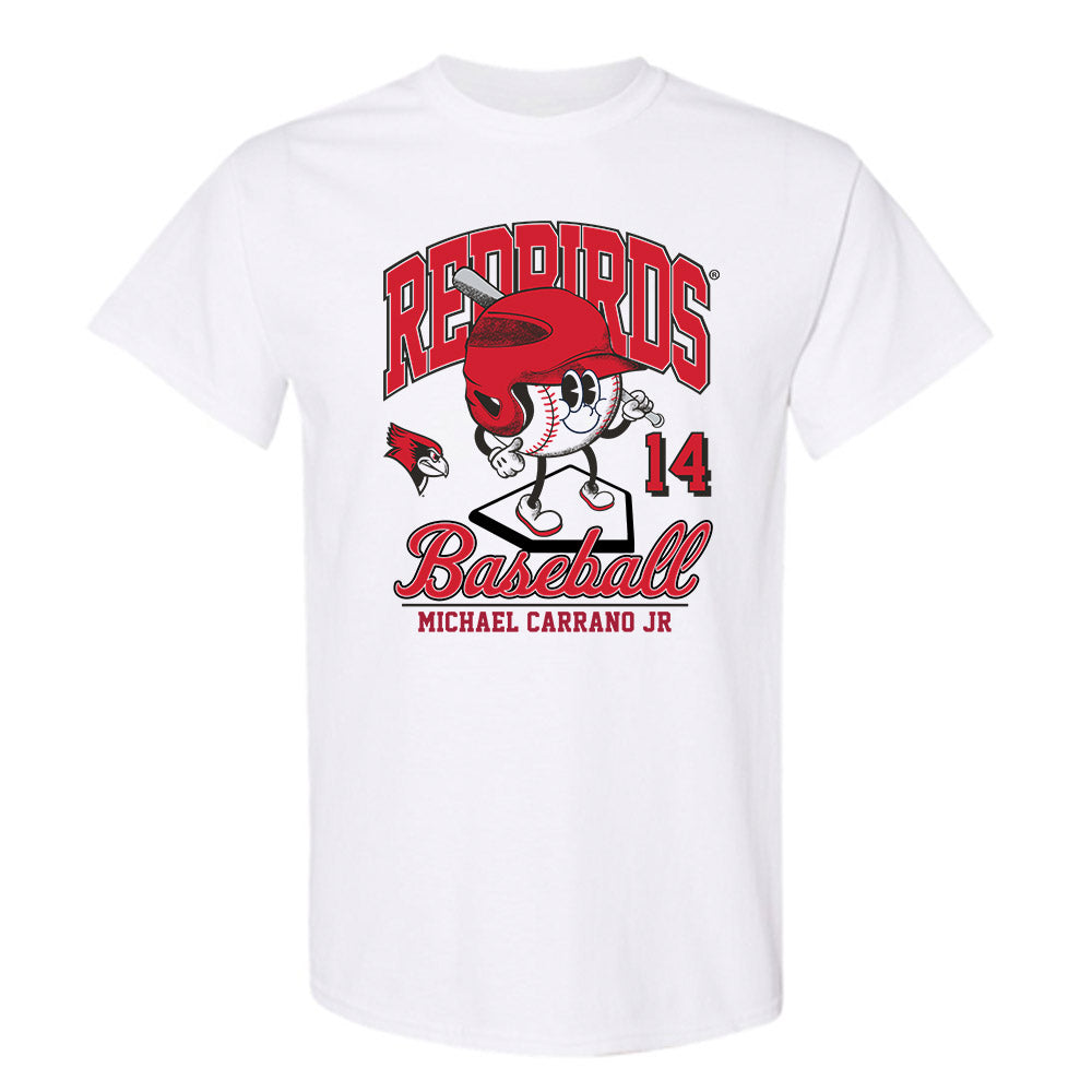 Illinois State - NCAA Baseball : Michael Carrano Jr - Fashion Shersey T-Shirt-0