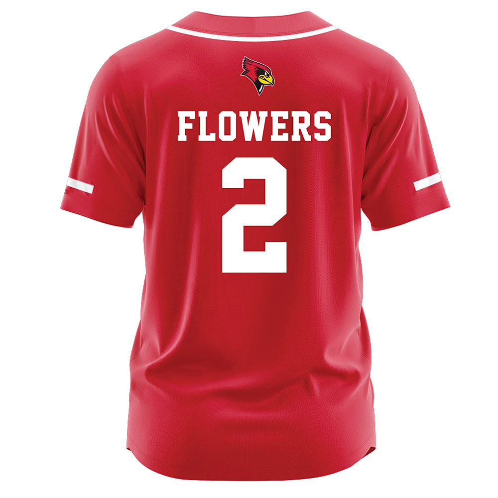 Illinois State - NCAA Softball : Lauren Flowers - Red Jersey-1