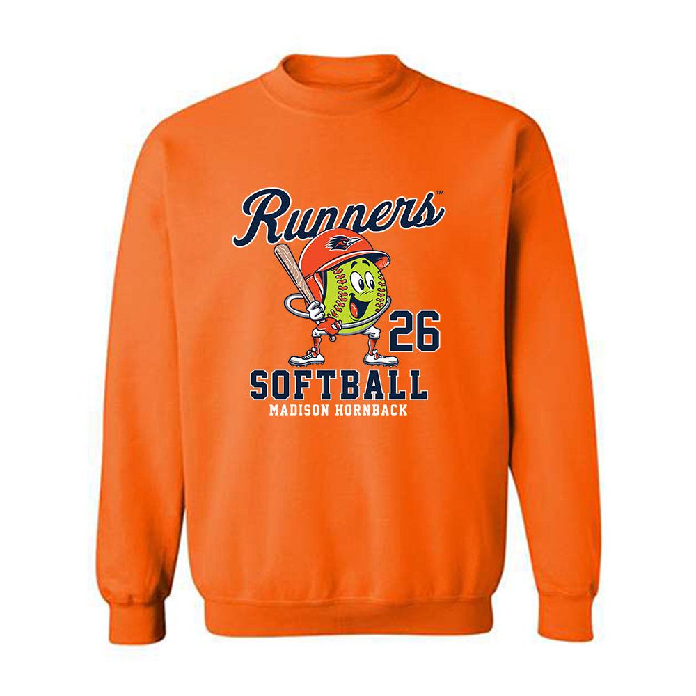 UTSA - NCAA Softball : Madison Hornback - Fashion Shersey Crewneck Sweatshirt