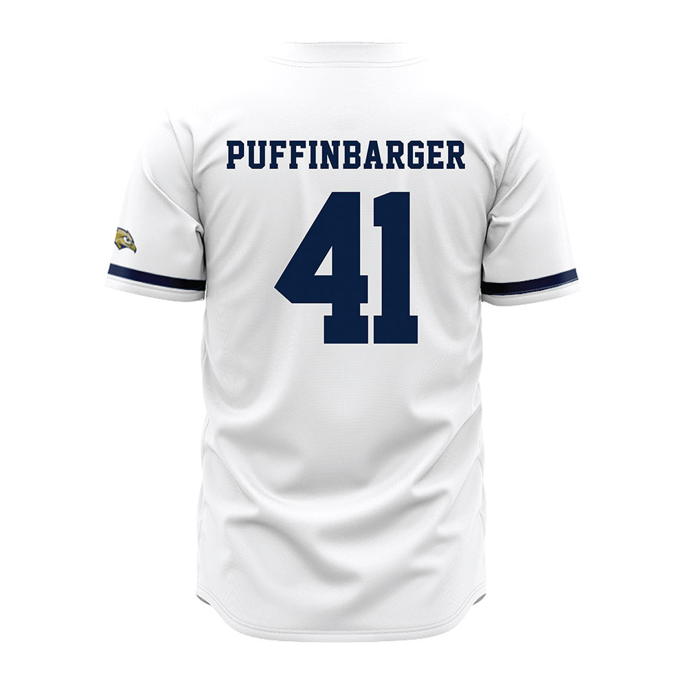 Oral Roberts - NCAA Baseball : Luke Puffinbarger - White Jersey
