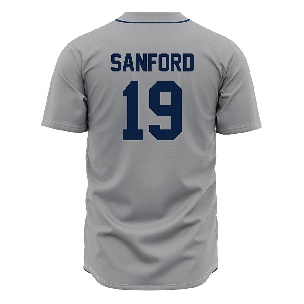 Oral Roberts - NCAA Baseball : Braydon Sanford - Grey Jersey-1