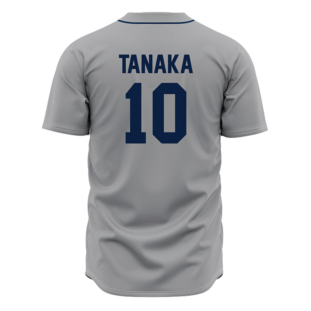 Oral Roberts - NCAA Baseball : Makani Tanaka - Grey Jersey