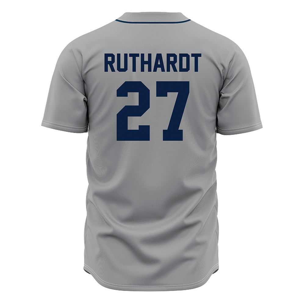 Oral Roberts - NCAA Baseball : Keaton Ruthardt - Grey Jersey