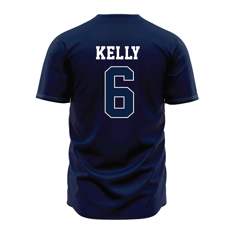 Oral Roberts - NCAA Baseball : Cooper Kelly - Navy Jersey
