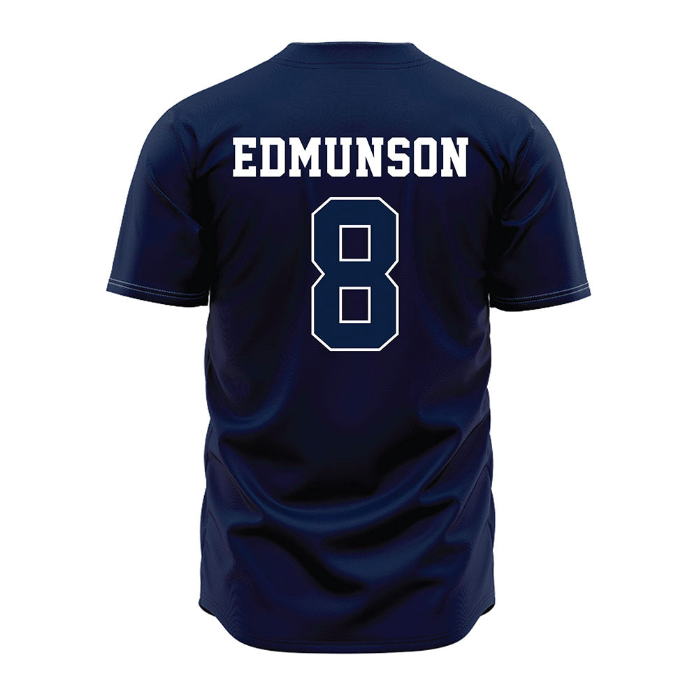 Oral Roberts - NCAA Baseball : Will Edmunson - Navy Jersey
