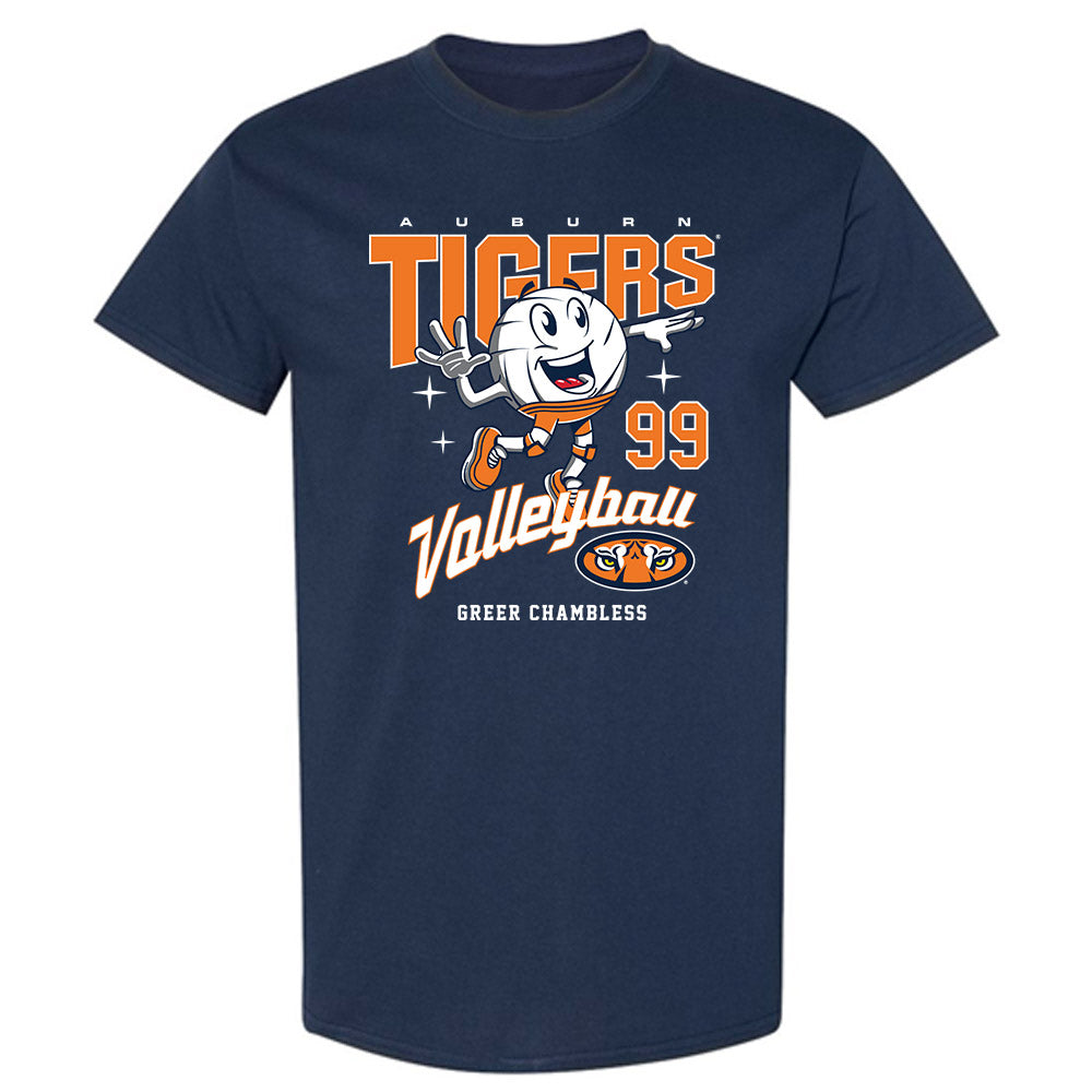 Auburn - NCAA Women's Volleyball : Greer Chambless - Fashion Shersey T-Shirt-0