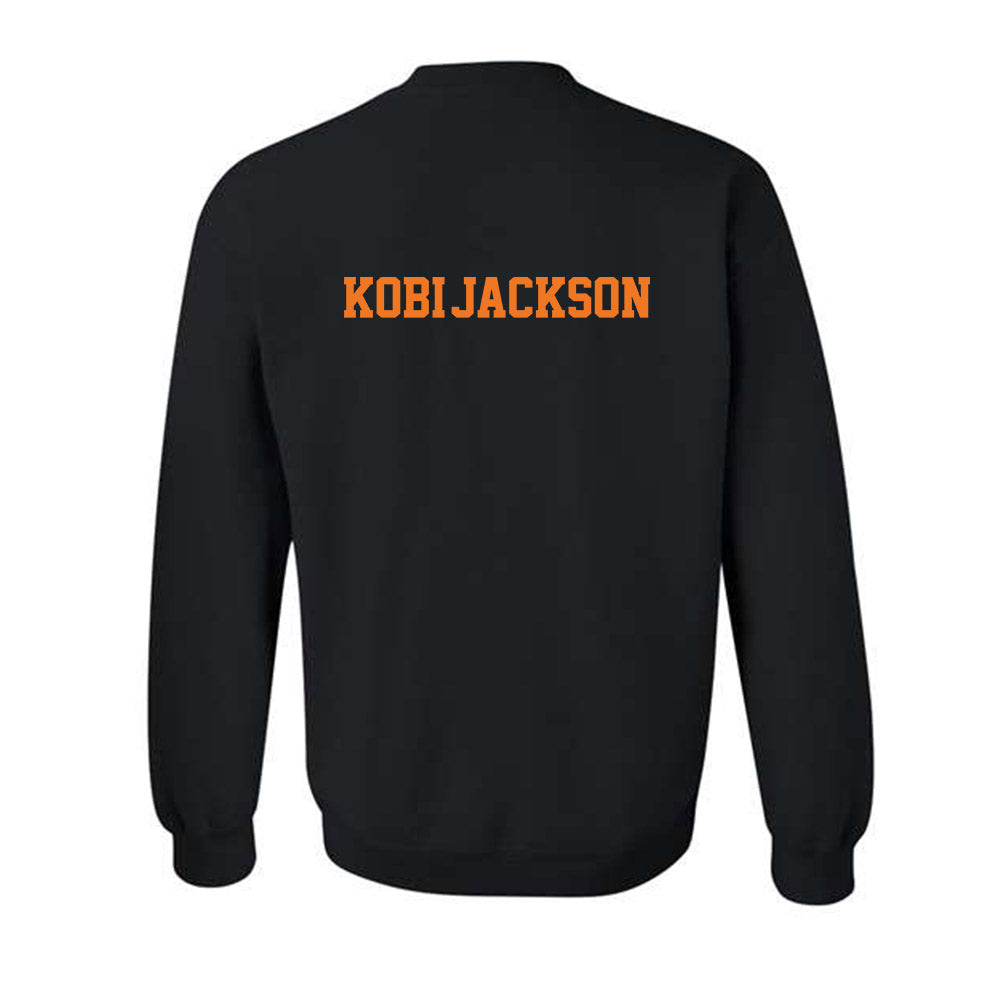 Campbell - NCAA Men's Tennis : Kenji Kobi-Jackson - Crewneck Sweatshirt-1