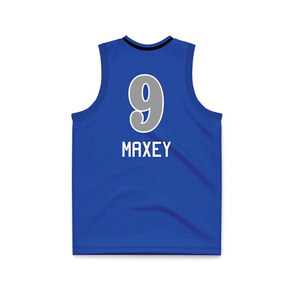 UNC Asheville - NCAA Women's Basketball : Dyanna Maxey - Royal Basketball Jersey-1