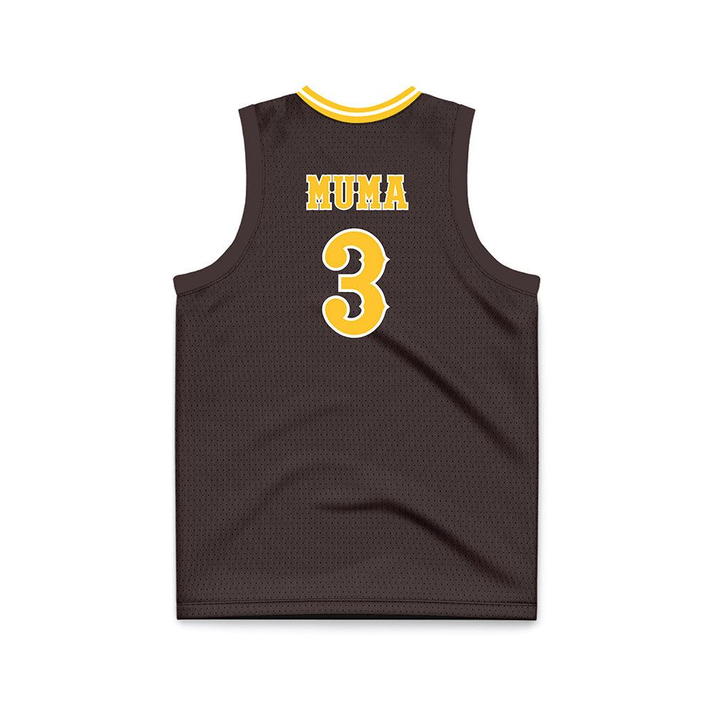 Wyoming - NCAA Women's Basketball : Payton Muma - Brown Basketball Jersey