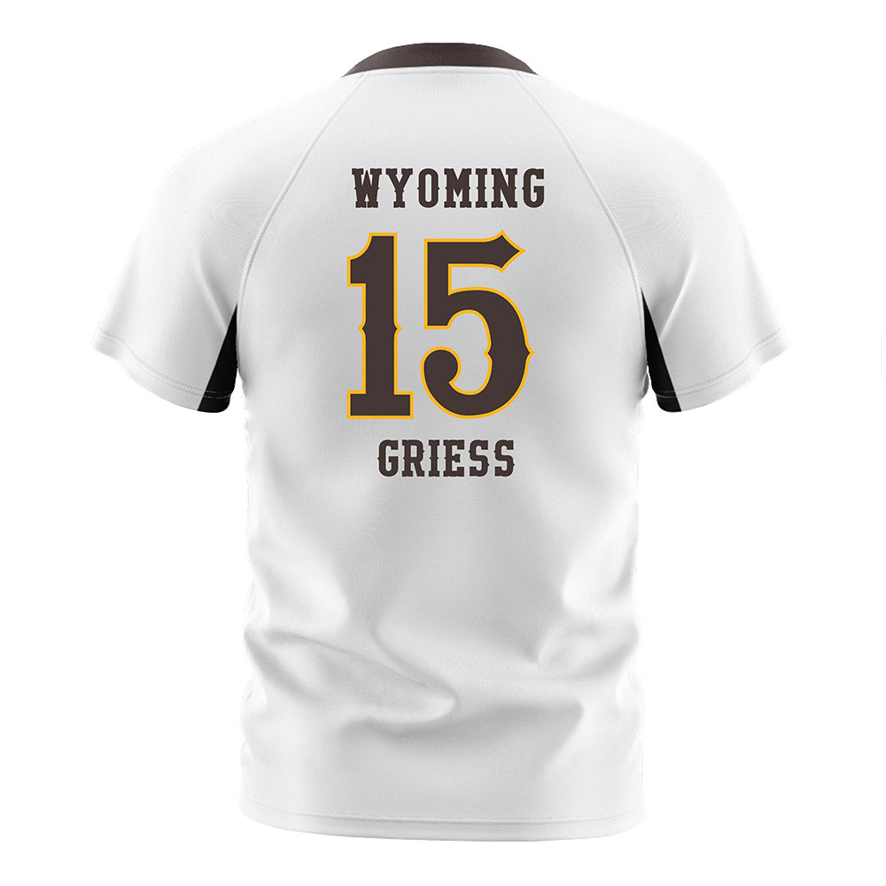Wyoming - NCAA Women's Soccer : Jordan Griess - Soccer Jersey-1