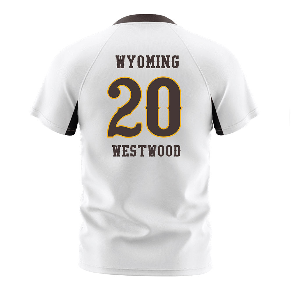 Wyoming - NCAA Women's Soccer : Lauren Westwood - Soccer Jersey-1