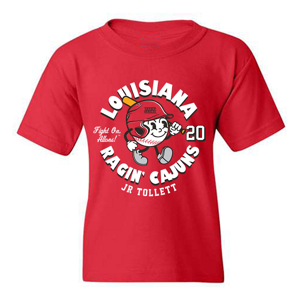 Louisiana - NCAA Baseball : JR Tollett - Fashion Shersey Youth T-Shirt-0