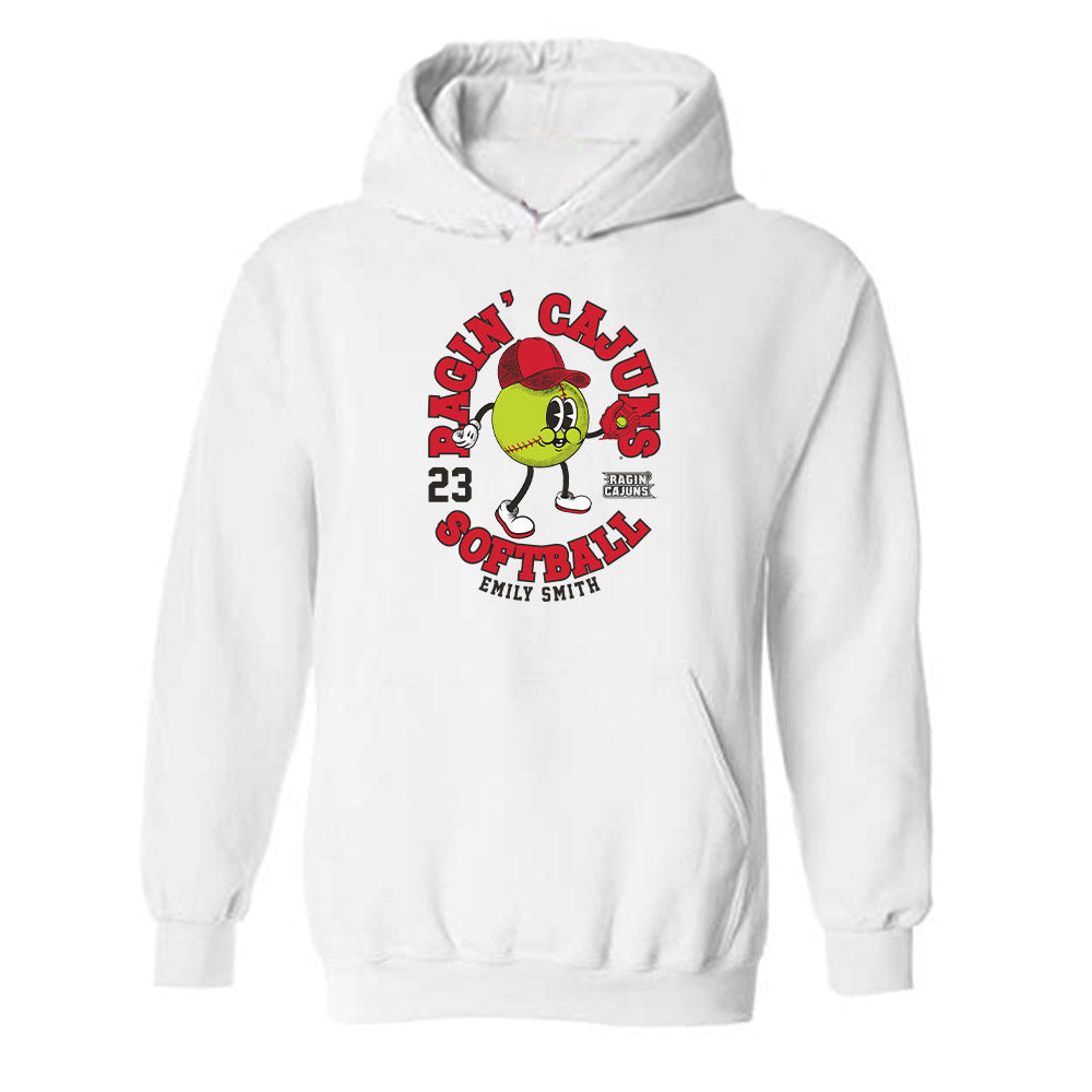 Louisiana - NCAA Softball : Emily Smith - Fashion Shersey Hooded Sweatshirt
