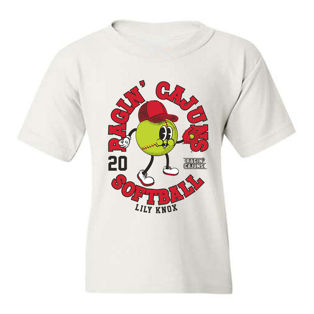 Louisiana - NCAA Softball : Lily Knox - Fashion Shersey Youth T-Shirt-0
