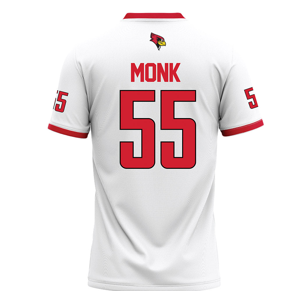 Illinois State - NCAA Football : Cooper Monk - White Football Jersey-1