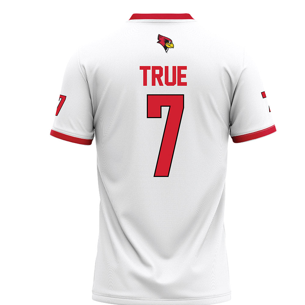 Illinois State - NCAA Football : Nick True - White Football Jersey-1