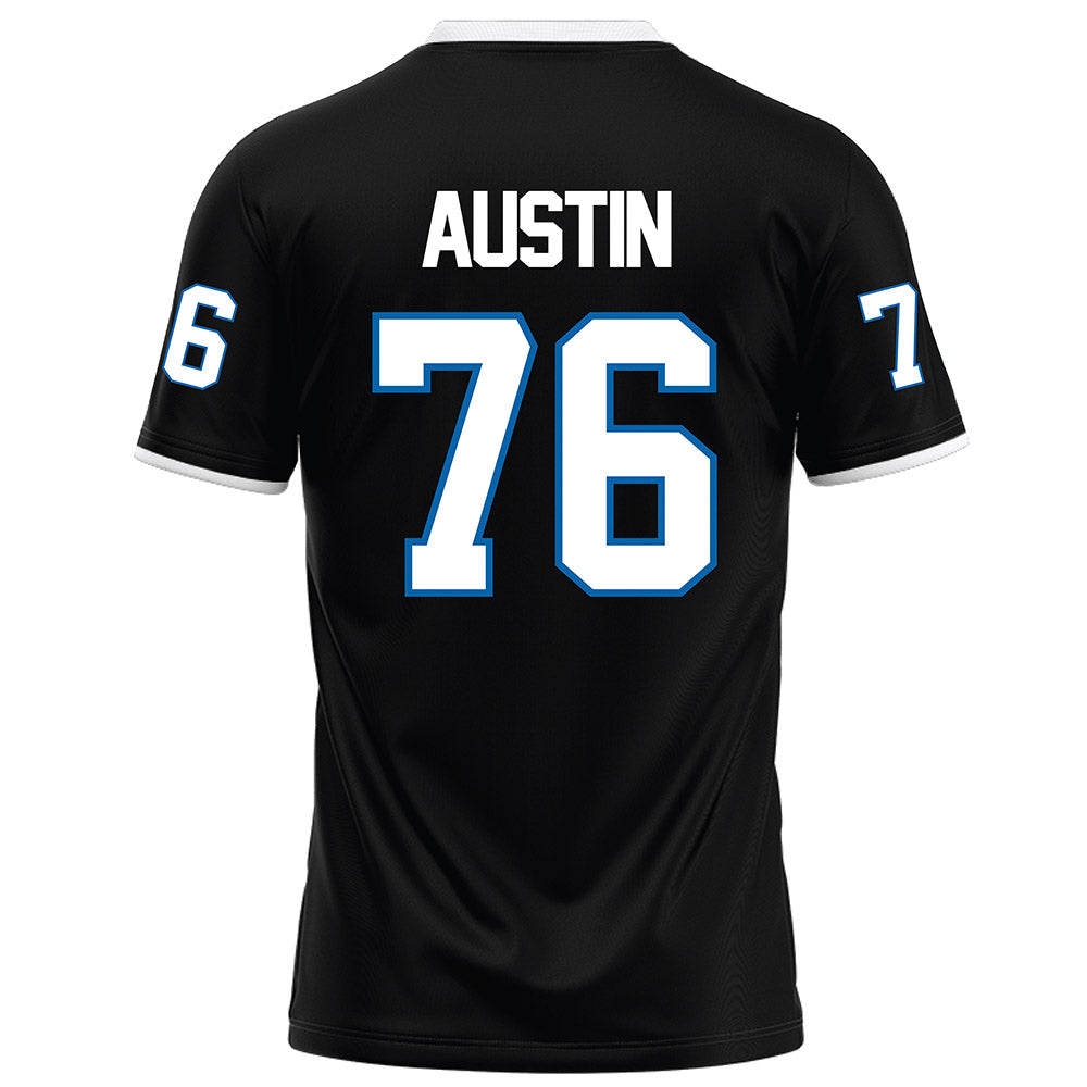 MTSU - NCAA Football : Garrett Austin - Black Football Jersey-1