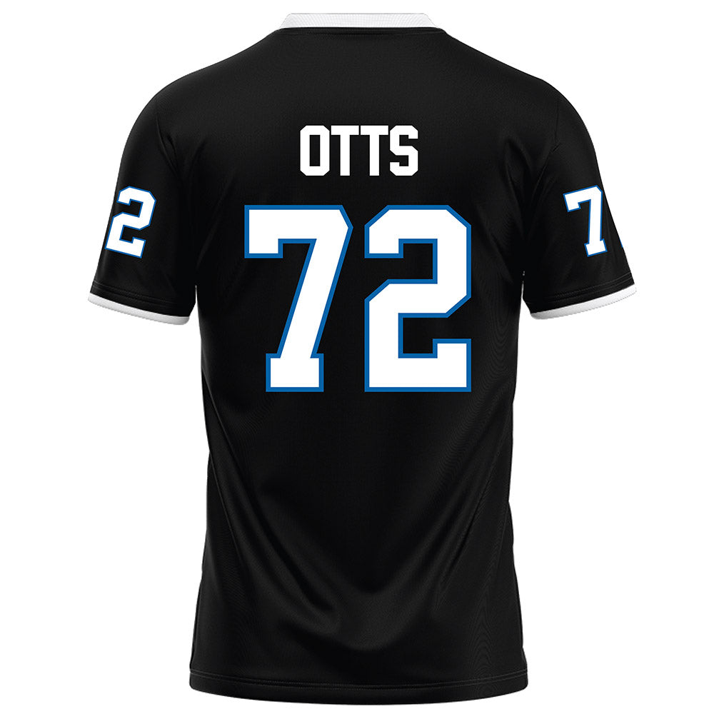 MTSU - NCAA Football : Jacob Otts - Black Football Jersey-1